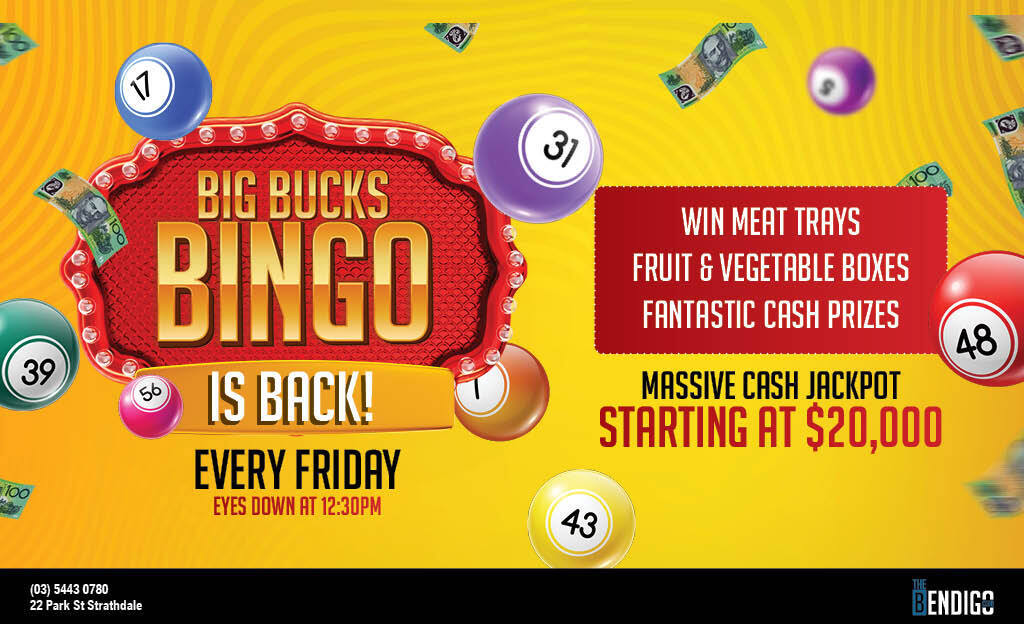 Big Bucks Bingo | Bendigo Club